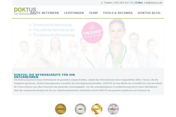 WordPress website example screenshot