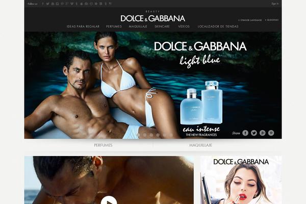 dolcegabbana.es site used Beauty_2013