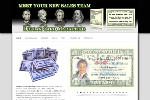 dollarcardmarketing.com site used Headway