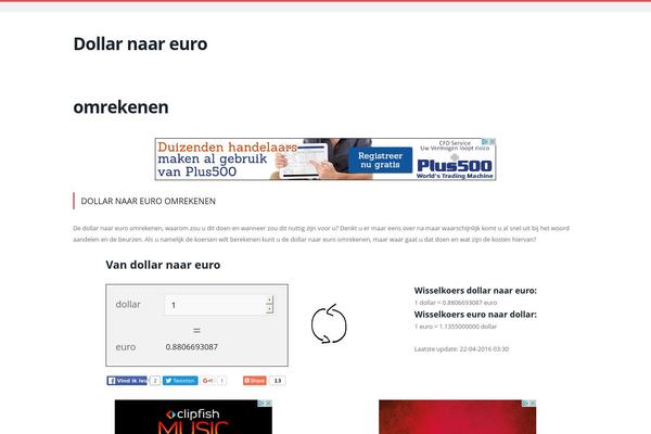 dollarnaareuro.nl site used Valuta-netwerk