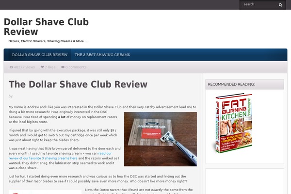 dollarshaveclubreview.com site used Flavor