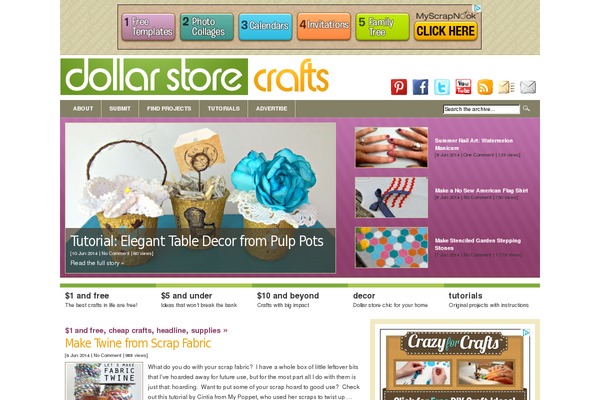 dollarstorecrafts.com site used Flexzine