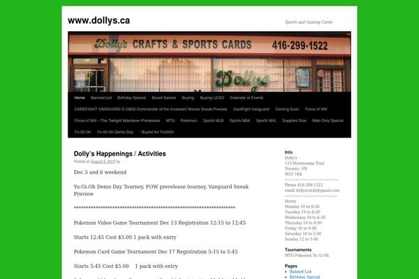 WordPress website example screenshot