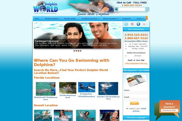 dolphinworld.org site used Dolphinworld