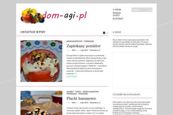 dom-agi.pl site used Marta-gotuje