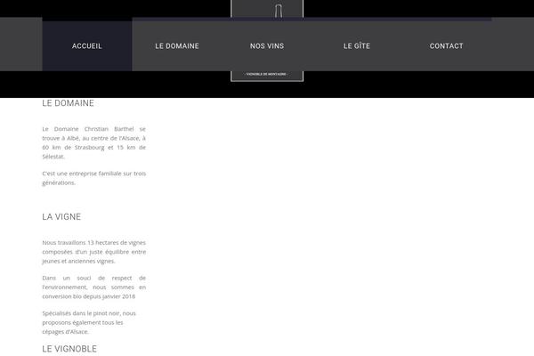 domaine-christianbarthel.com site used Luxury-ts