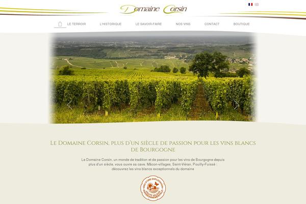 domaine-corsin.com site used Corsin