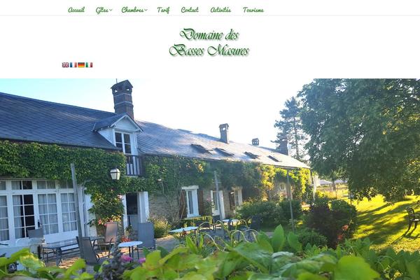 Total theme site design template sample