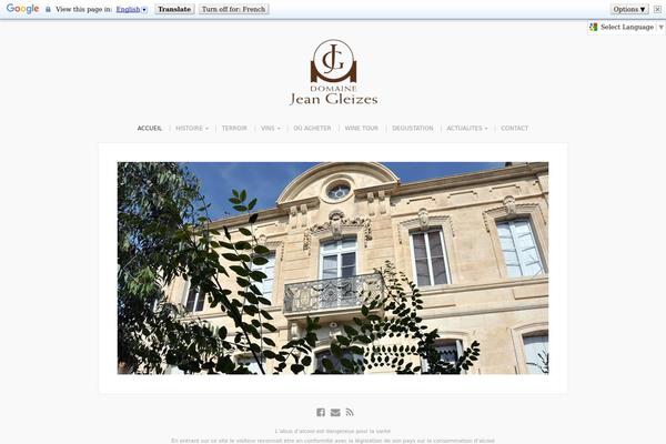 domaine-jean-gleizes.com site used Organic_photographer-master