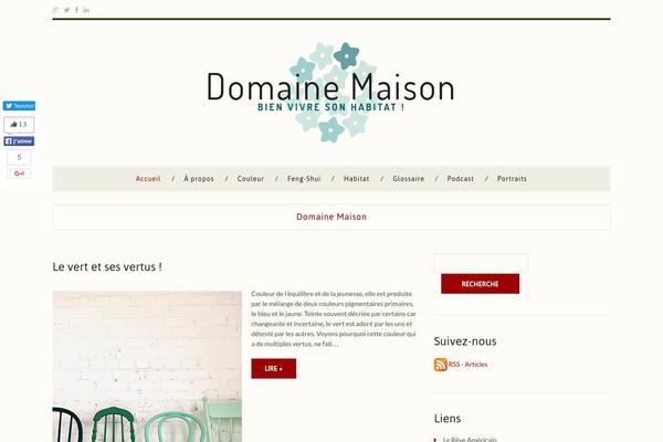 domaine-maison.com site used Blossom-fashion-pro