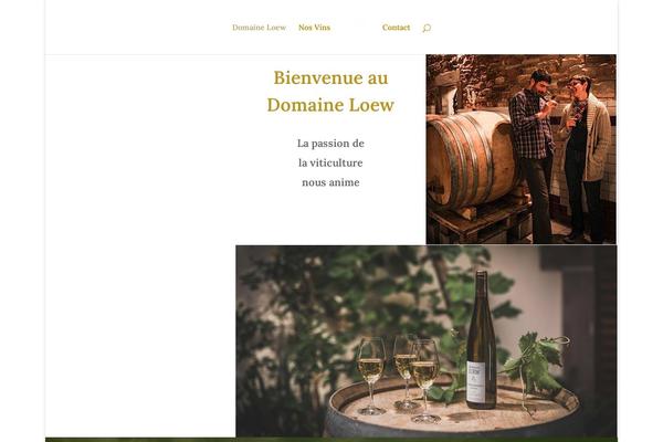 domaineloew.fr site used Domaine-loew-grands-vins-dalsace