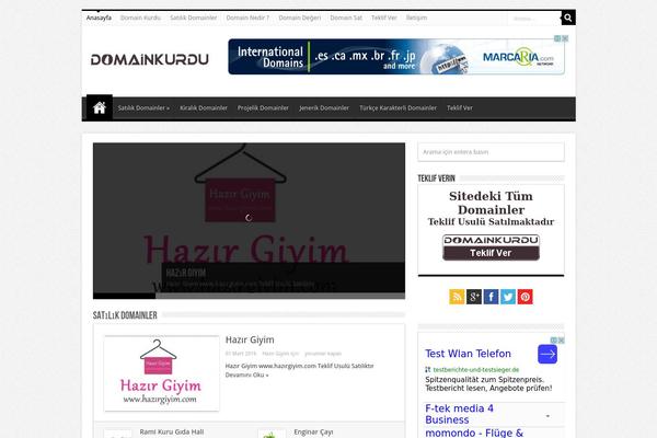 Sahifa theme site design template sample
