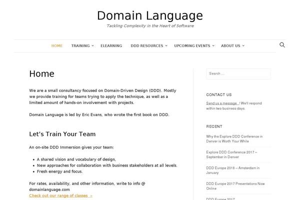 domainlanguage.com site used Graphy-child
