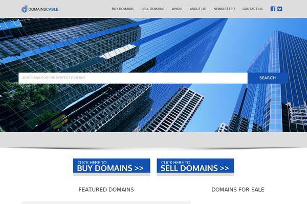 domainscable.com site used Domains