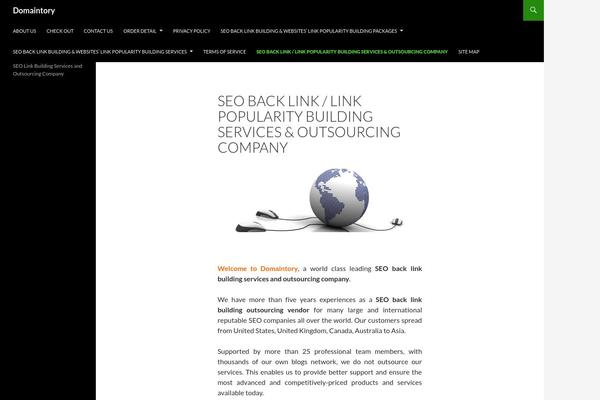 Twenty Fourteen theme site design template sample