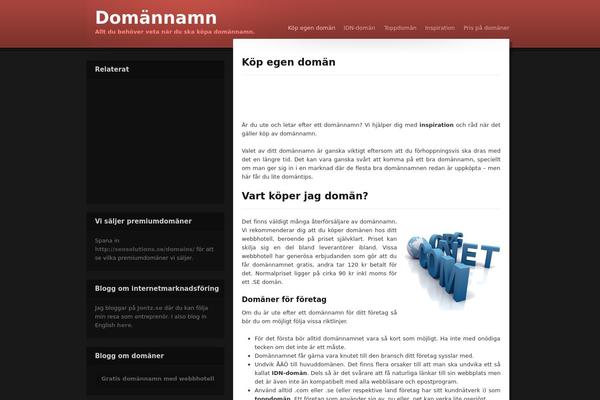 domanen.se site used Personal