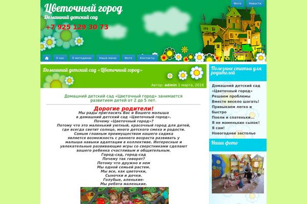 WordPress website example screenshot
