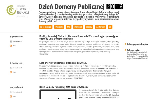 domenapubliczna.org site used Seven-five