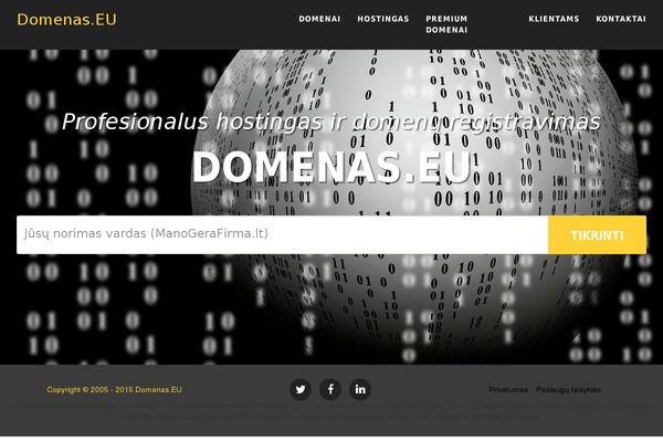 domenas.eu site used Host
