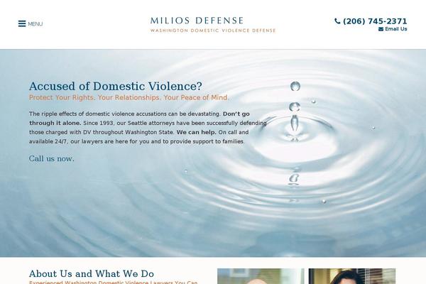 domestic-violence-lawyers.net site used Milios-dv-theme
