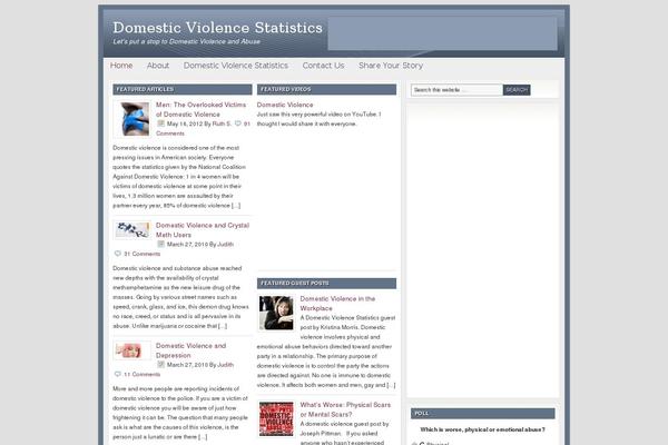 domesticviolencestatistics.org site used Domesticviolencestatistics