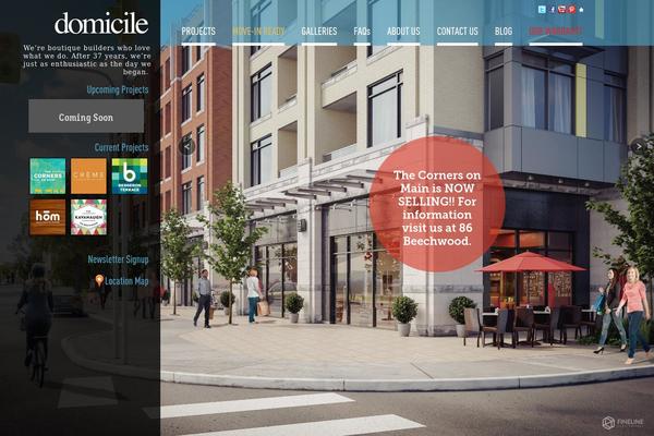 domicile.ca site used Domicile