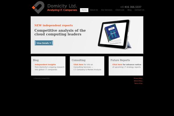 domicity.com site used Cubit