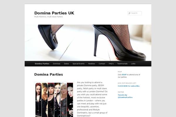 dominaparties.co.uk site used Uptown-style