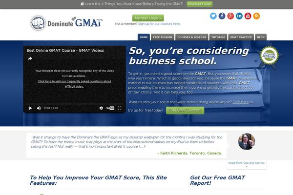 dominatethegmat.com site used Gmat-2015