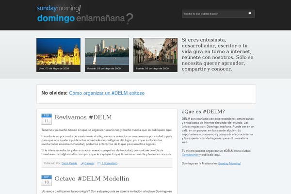 domingoenlamanana.com site used Blue-gray-sunday