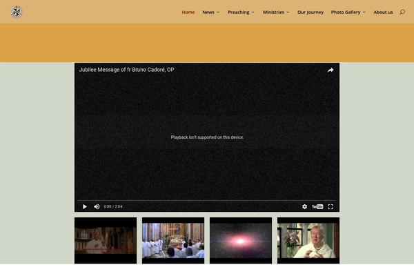 dominicansmacau.org site used Divi