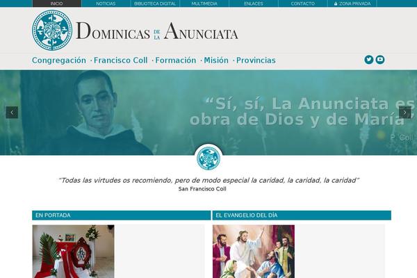 dominicasanunciata.org site used Dominicas