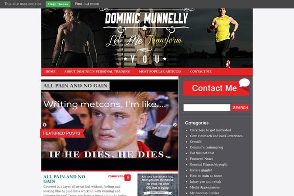 dominic WordPress theme, websites list used dominic theme dominic theme websites examples