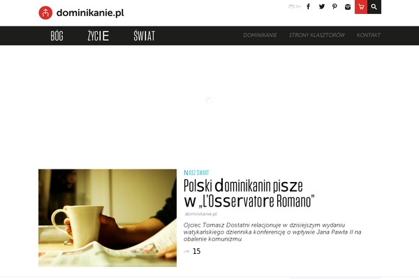 dominikanie.pl site used Dominikanie