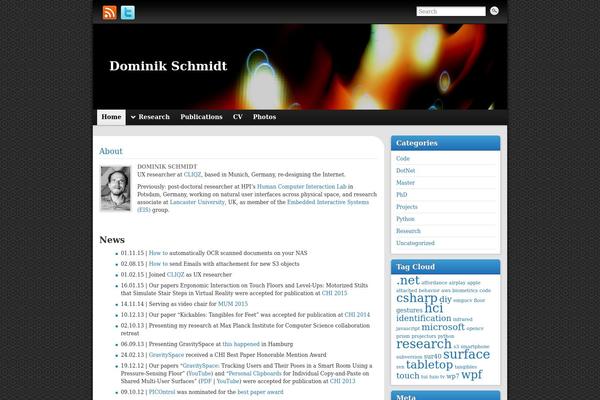 WordPress website example screenshot