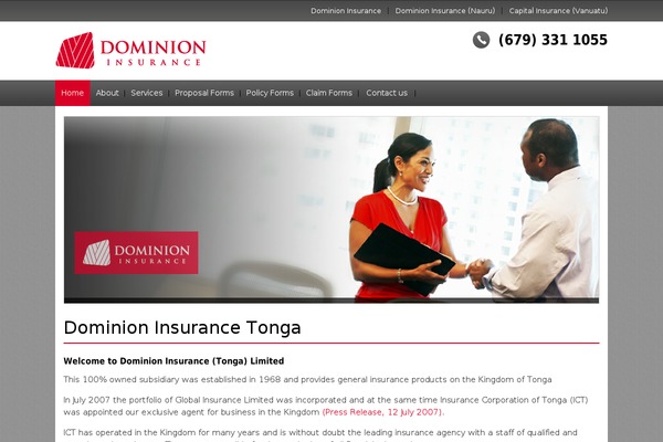 dominioninsurance.to site used Dominioninsurance