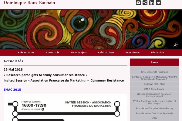 dominiqueroux.fr site used Dominiquev2