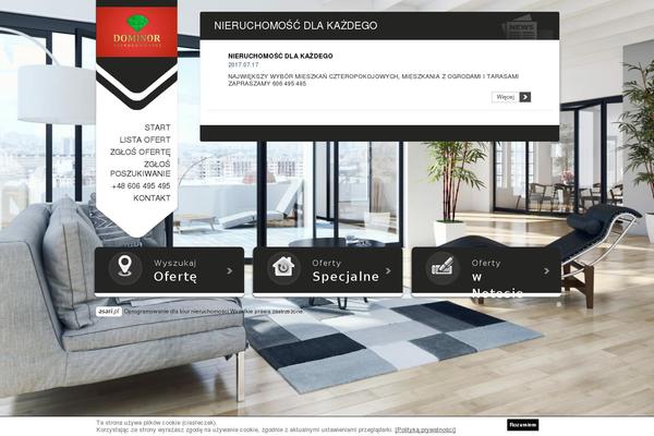 dominor-nieruchomosci.pl site used Asaritemplate