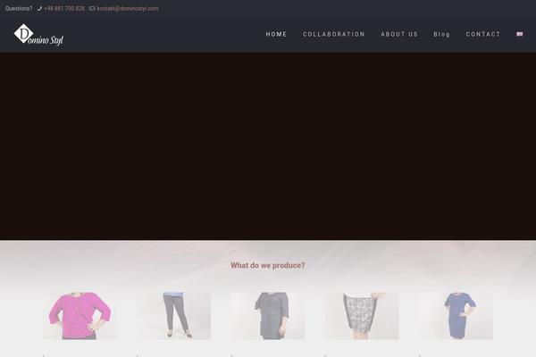 BeTheme Child theme site design template sample