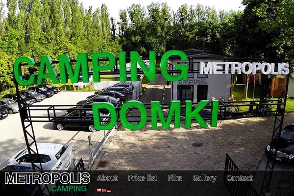 Metropolis theme site design template sample