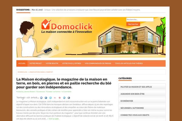 Dovetail theme site design template sample