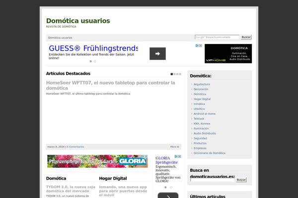 domoticausuarios.es site used Theme268