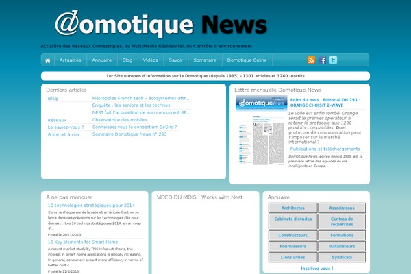 domotique-news.com site used Domotique-news