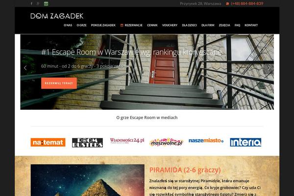 domzagadek.pl site used Domzagadek