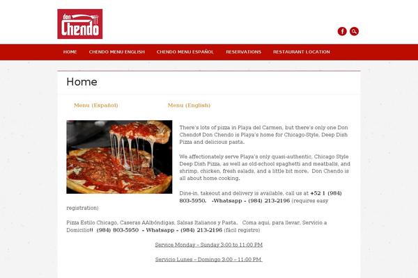 Restaurateur theme site design template sample