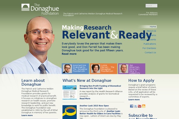 donaghue.org site used Donaghue