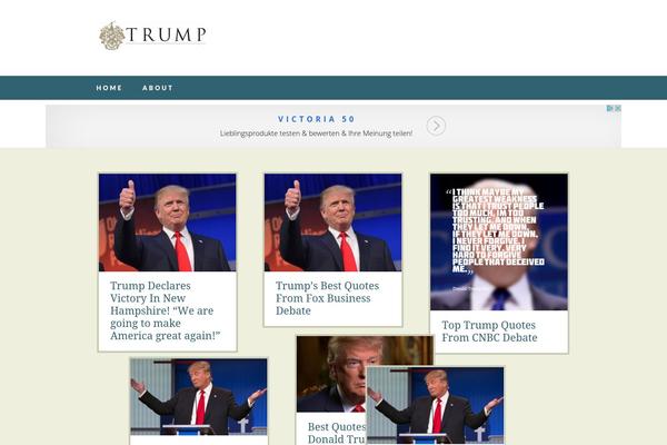 donald-trump.net site used Virality