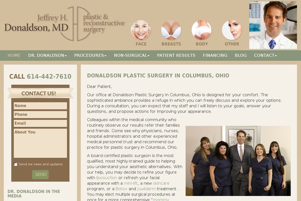 donaldsonplasticsurgery.com site used Donaldson