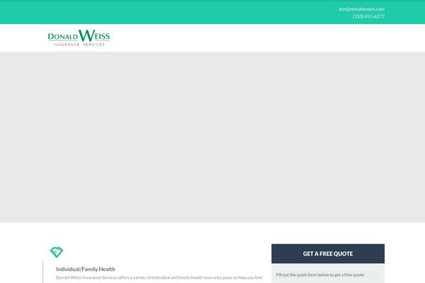 WordPress website example screenshot