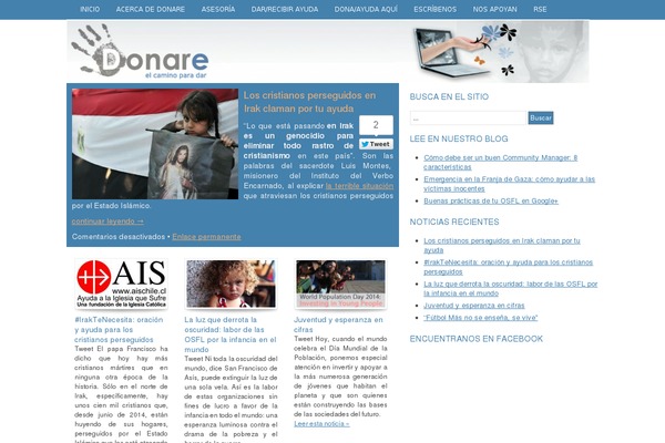 donaremundo.com site used Skyye-news